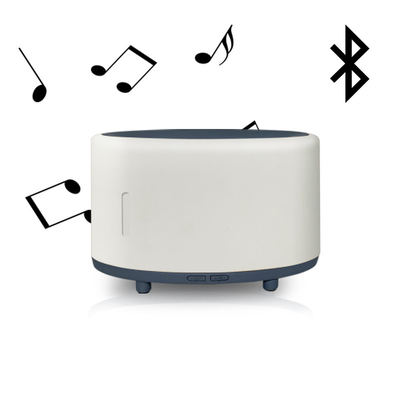 Humidifier Ultrasonic USB Bluetooth Music Speaker 7 Lampu Warna-warni LED Mengubah Diffuser Minyak Esensial Aromaterapi