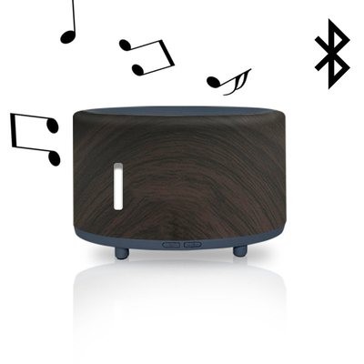 Humidifier Ultrasonic USB Bluetooth Music Speaker 7 Lampu Warna-warni LED Mengubah Diffuser Minyak Esensial Aromaterapi