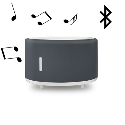 Humidifier Ultrasonic USB Bluetooth Music Speaker 7 Lampu Warna-warni LED Mengubah Diffuser Minyak Esensial Aromaterapi