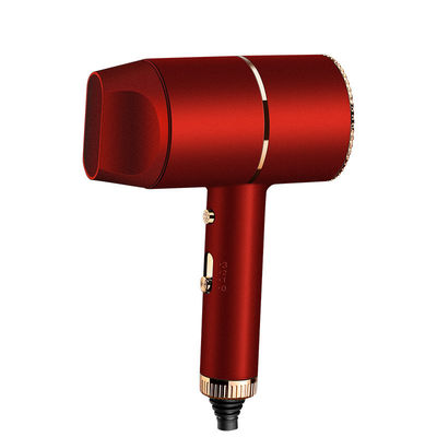 Pengering Rambut Tenang Ringan 60dB Merah 145x215x80mm