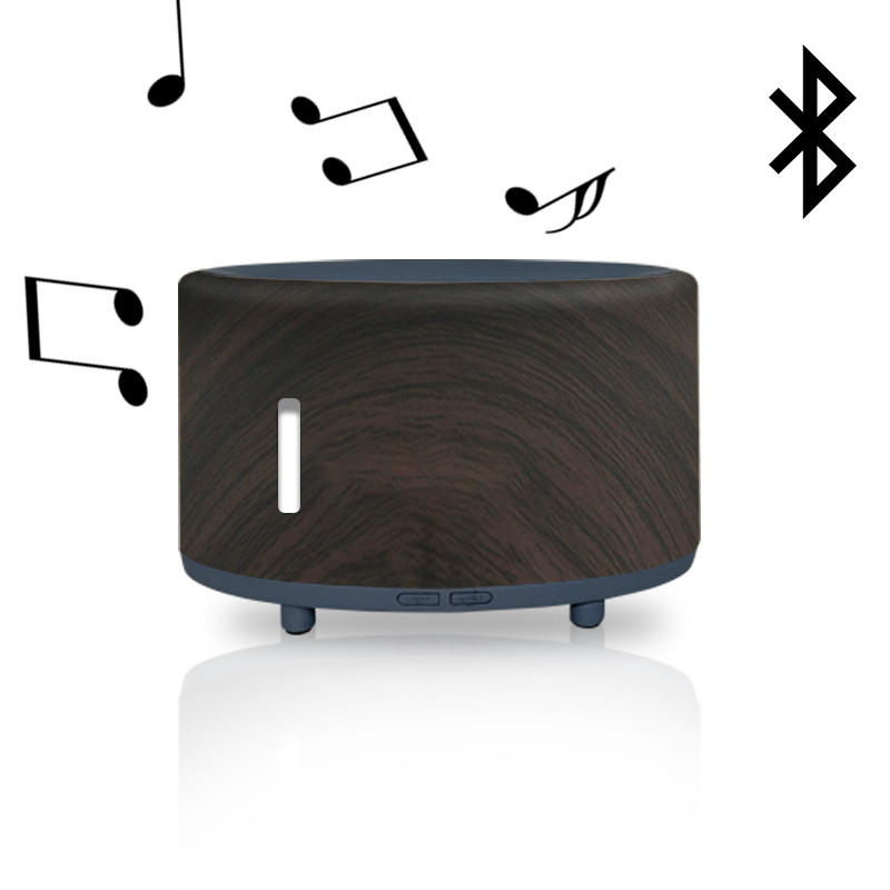 Humidifier Ultrasonic USB Bluetooth Music Speaker 7 Lampu Warna-warni LED Mengubah Diffuser Minyak Esensial Aromaterapi